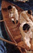 Joaquin Sorolla Canoeing oil painting